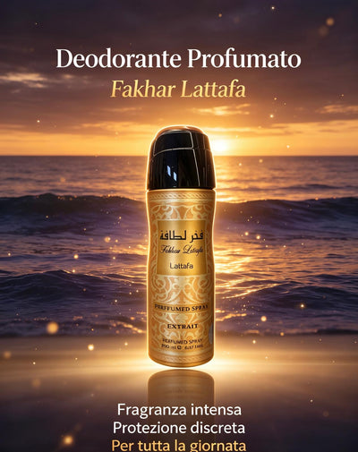 LATTAFA DEODORANTE PER IL CORPO  200ml    €2.5x12pz