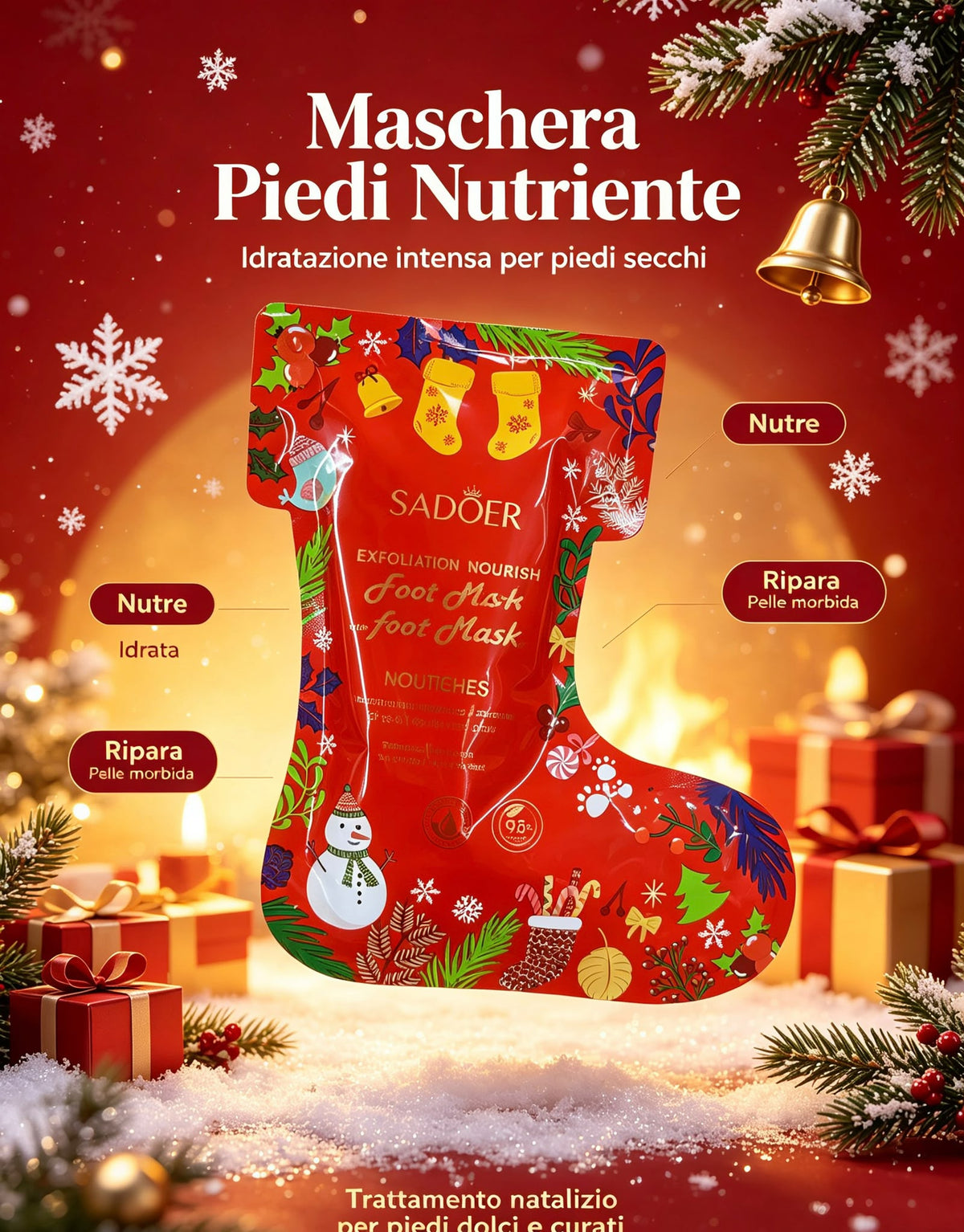 MASCHERINE PIETI NATALIZIE €0.85x12