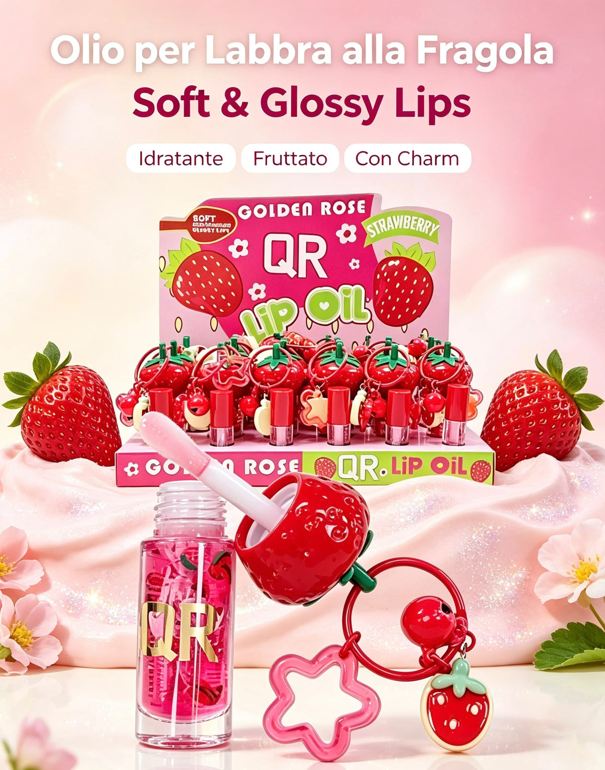 LUCIDA LABBRA PORTACHIAVI  FRAGOLA €1X24