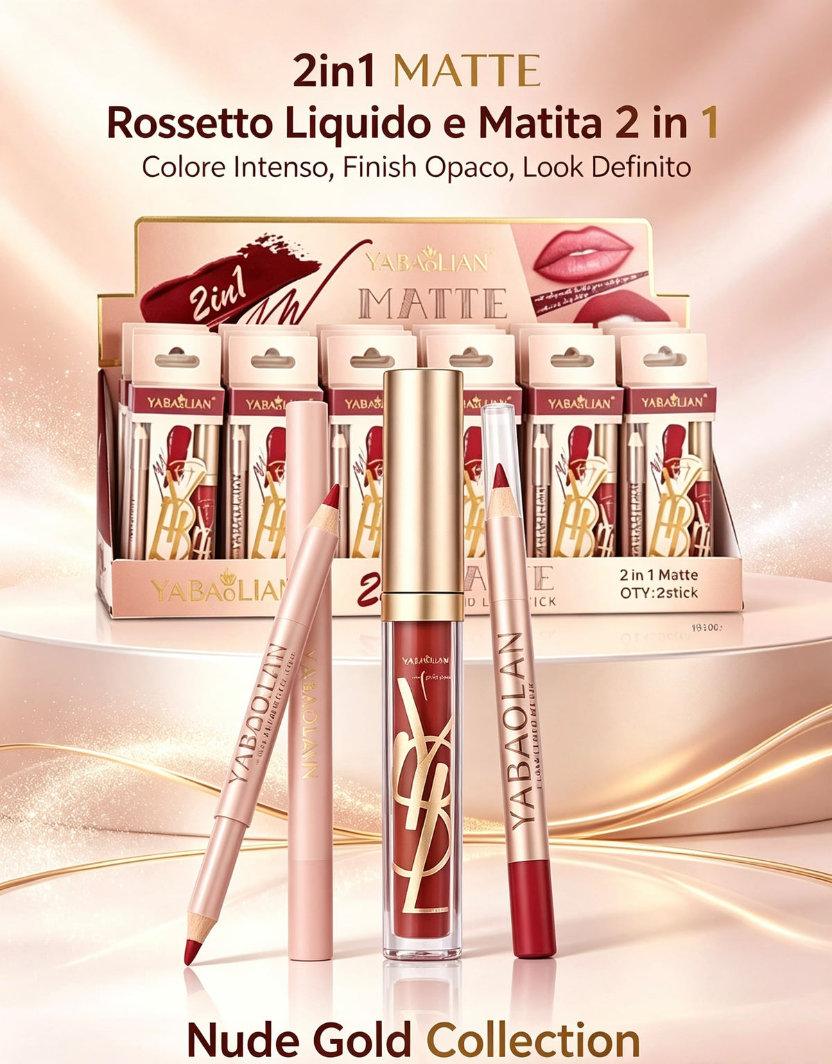 LUCIDA LABBRA+MATITA €1x24