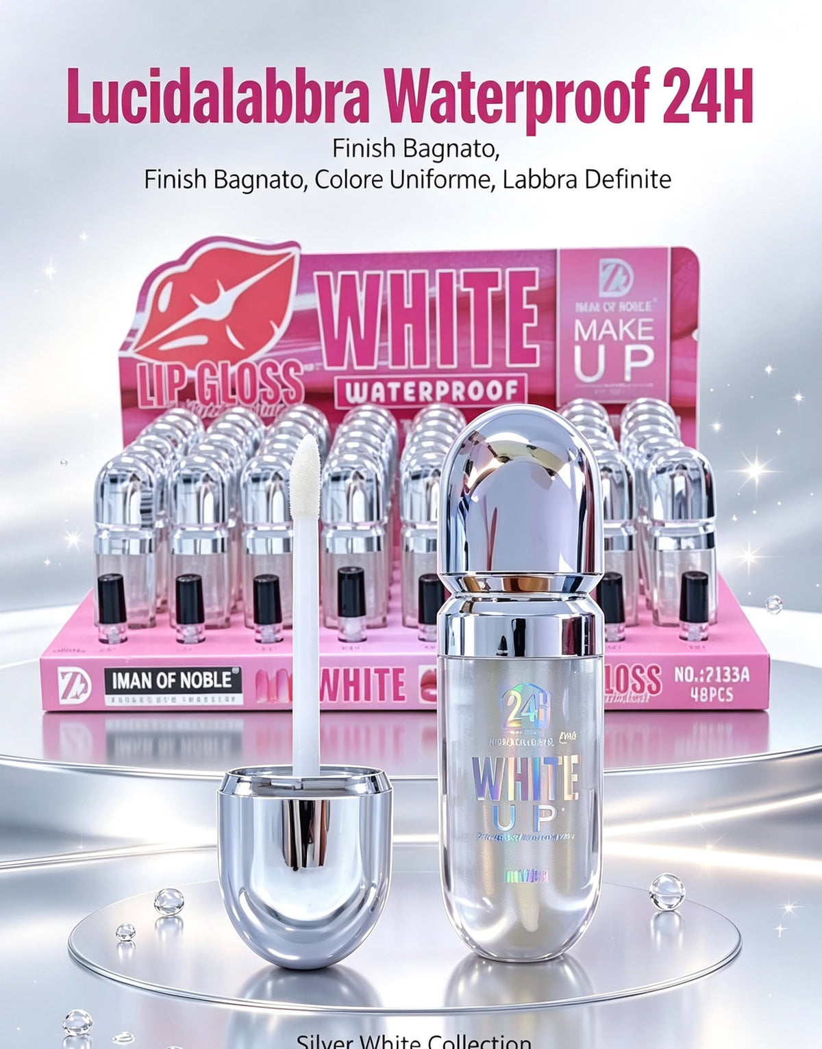 24H LUCIDA LABBRA TRASPARENTE €0.85X48