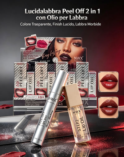 LIP OLIO +LUCIDA LABBRA PEEI-OFF €1.2X24