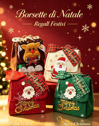 Sacchetto regalo di Natale €1.8x12pz