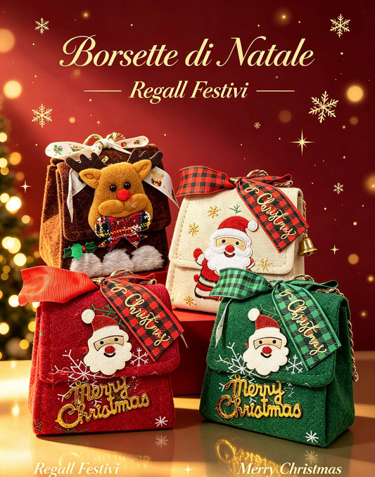 Sacchetto regalo di Natale €1.8x12pz