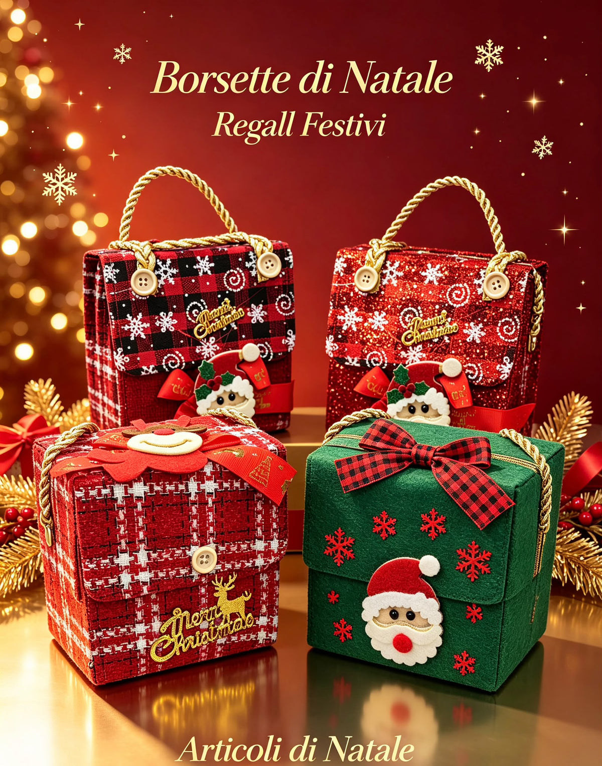 Sacchetto regalo di Natale  €2x12pz