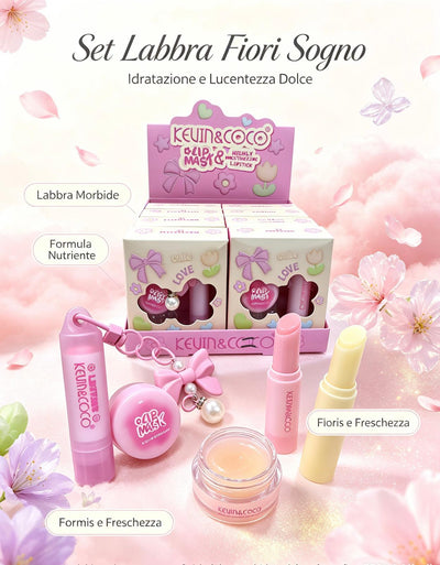 MASCHERA PER LABBRA + BAISAMO LABBRA €2X12PZ