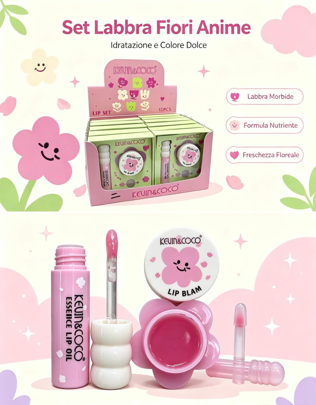 BAISAMO LABBRA + LIP OLIO €2X12PZ