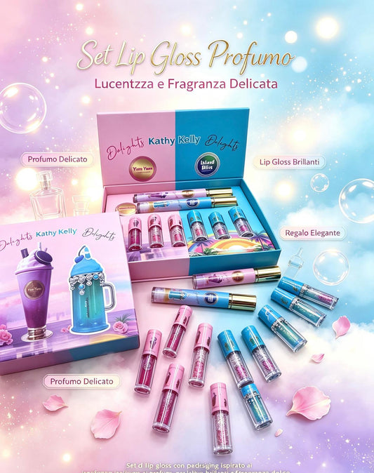KIT LUCIDA LABBRA + PROFUMO MINI €5X12PZ