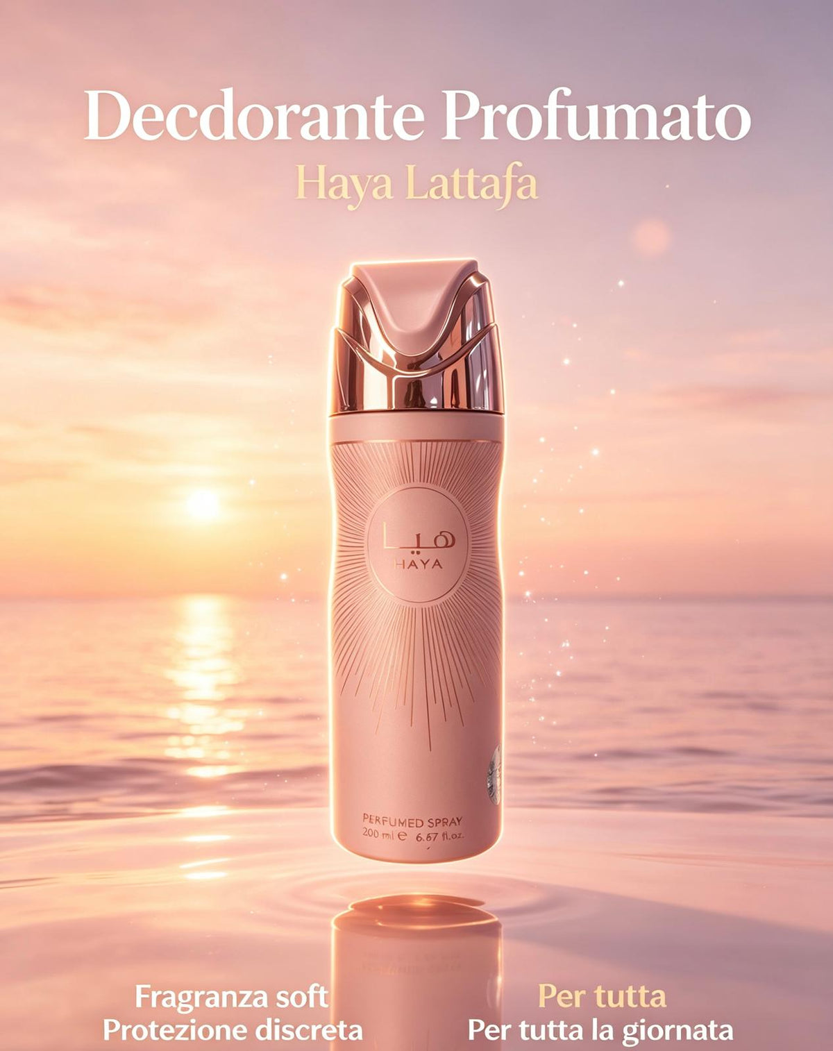 LATTAFA DEODORANTE PER IL CORPO  200ml    €2.5x12pz