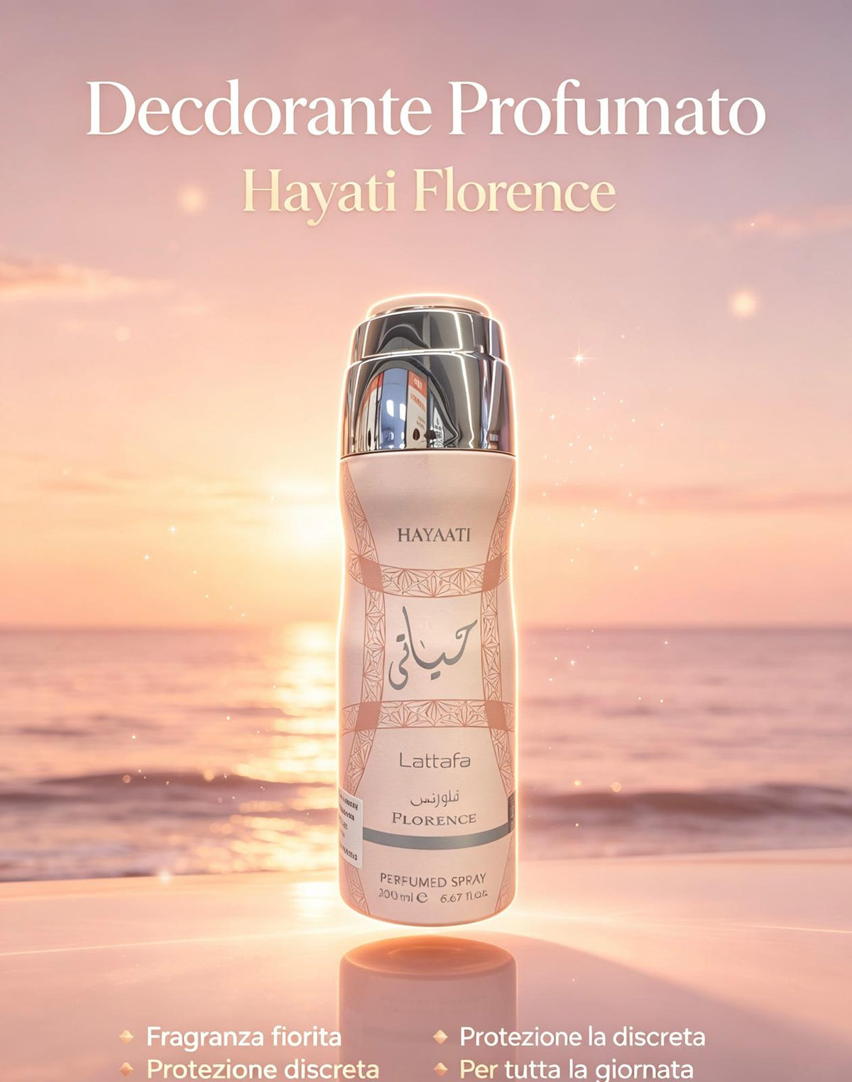 LATTAFA DEODORANTE PER IL CORPO  200ml    €2.5x12pz
